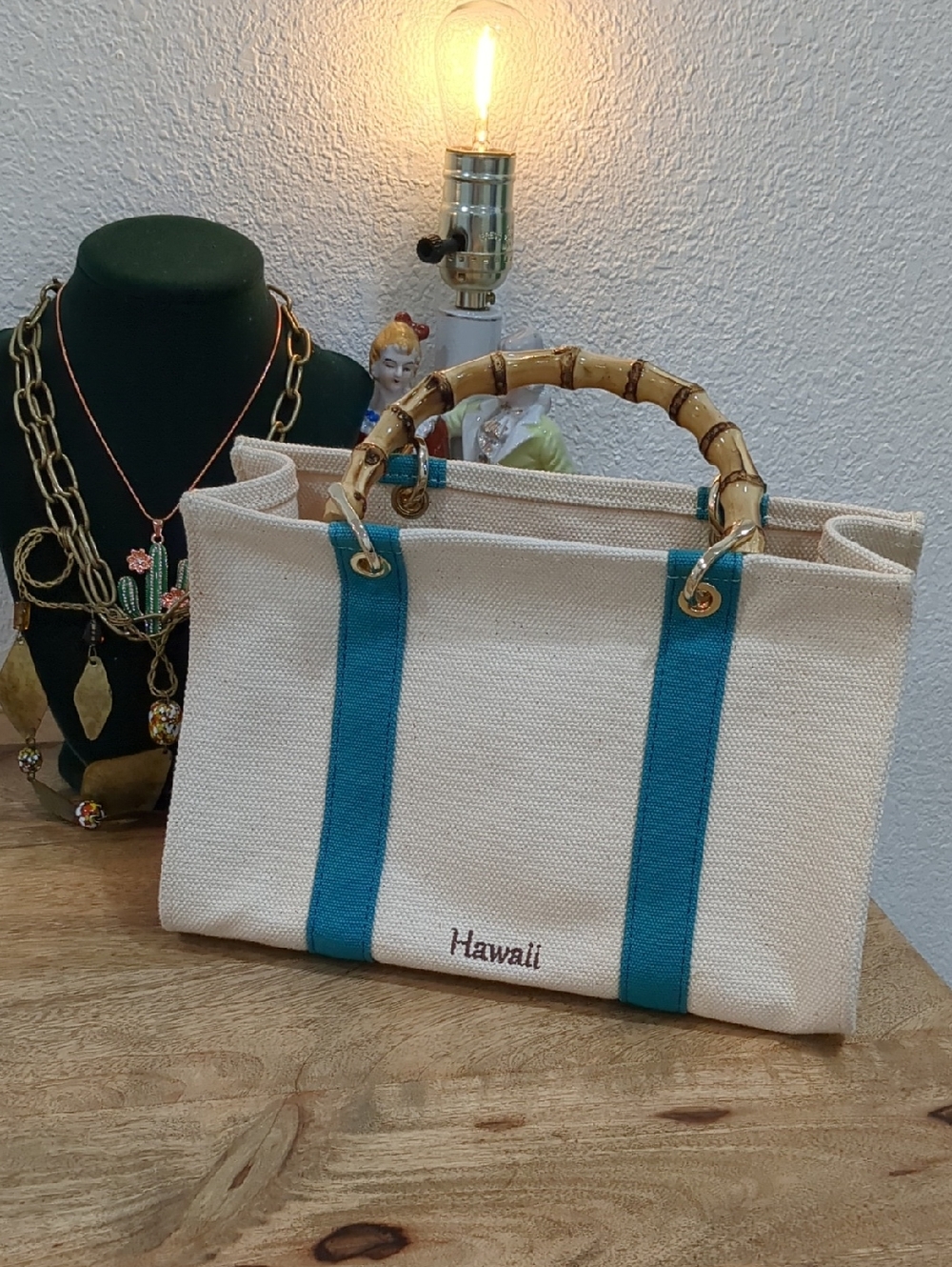 SAMANTHA THAVASA Collab With Samantha Lani Hawaii Canvas Tote